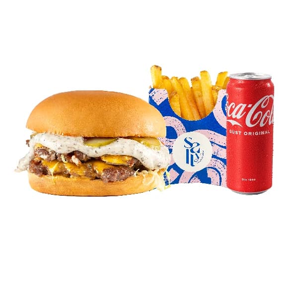 Menu Dublu Truffle Cheeseburger